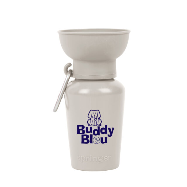 Buddy Bleu Flip Travel Water Bottle and Treat Dispenser Set - Image 5