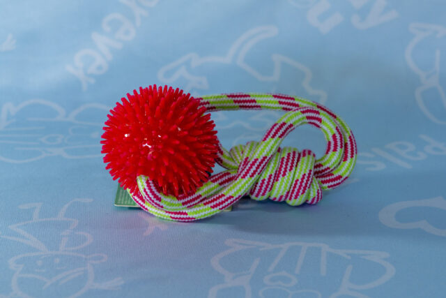 16" Rope with Ball Tug Toy - Image 5