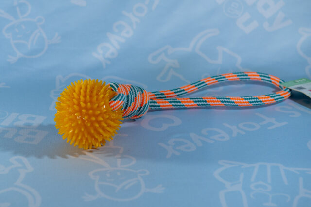 16" Rope with Ball Tug Toy - Image 6