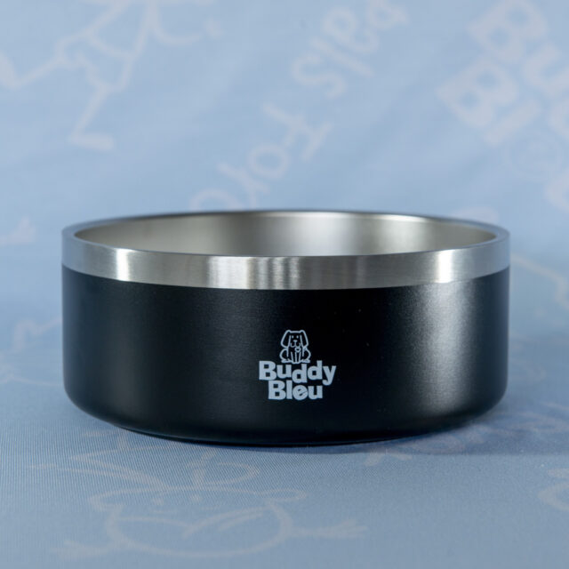 Buddy Blue 40 oz. Stainless Steel Pet Bowl - Image 2