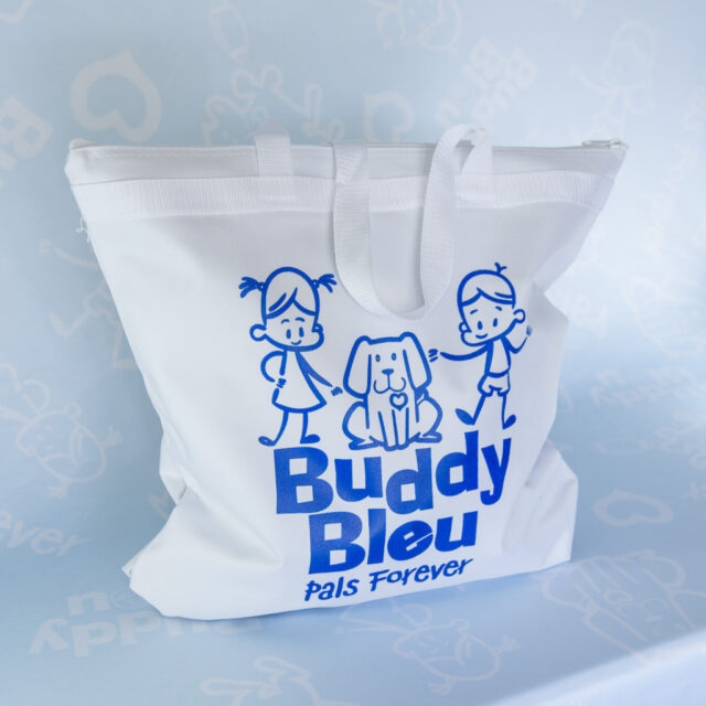 Buddy Bleu Tote Bags - Image 9