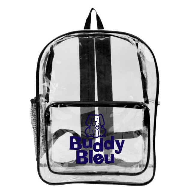 Buddy Bleu Clear 17" Backpack - Image 3