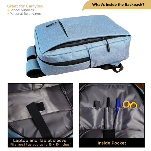 16" Premium Buddy Bleu Laptop Bag - Image 6