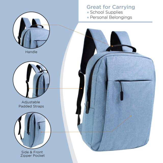 16" Premium Buddy Bleu Laptop Bag - Image 3