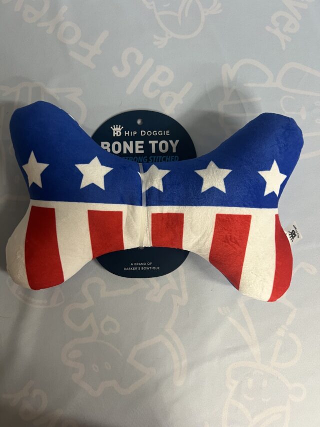 July 4th Dog Bone Toy
