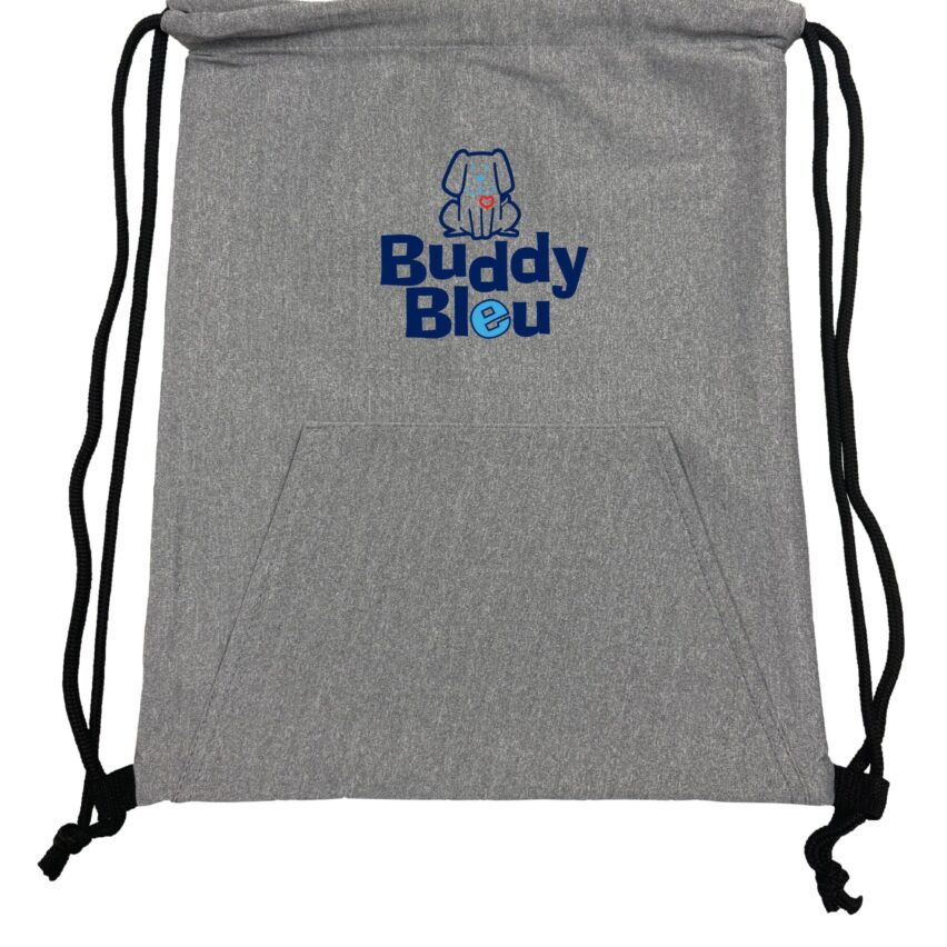 16" Stretch Buddy Bleu Sports Drawstring Tote - Buddy Bleu