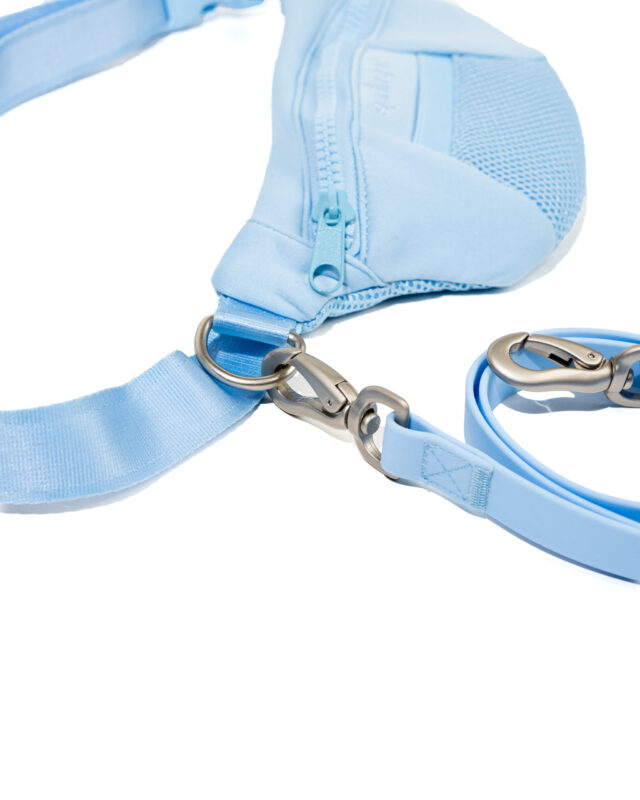 Buddy Bleu Sling Bag Fanny Pack/Matching Leash - Image 4
