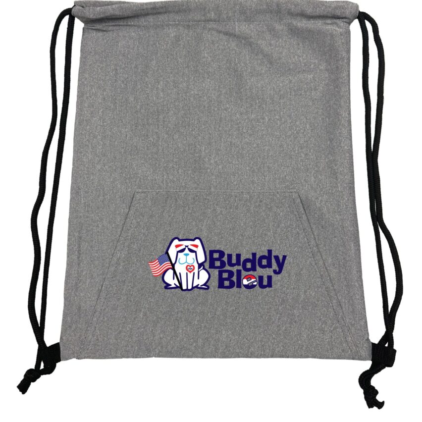 16" Stretch Buddy Bleu Sports Drawstring Tote - July 4th