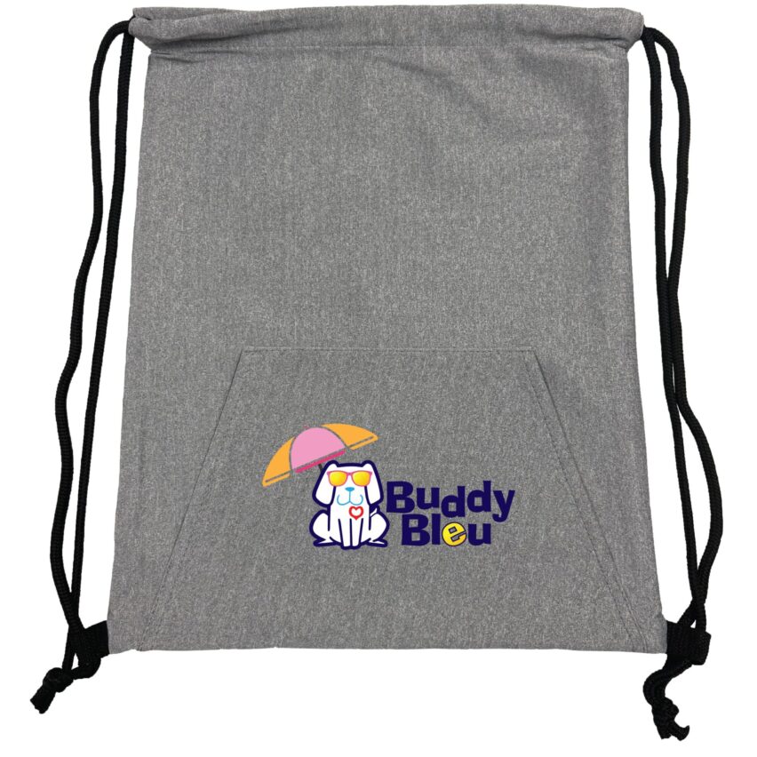 16" Stretch Buddy Bleu Sports Drawstring Tote - Beach