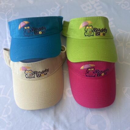 Buddy Bleu Beach Adult Visors