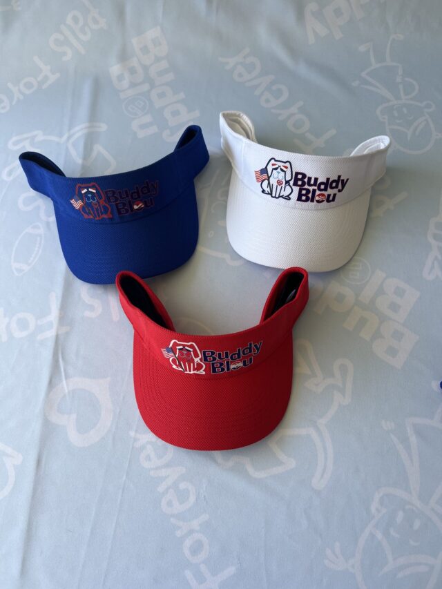 Buddy Bleu July 4th Adult Visors