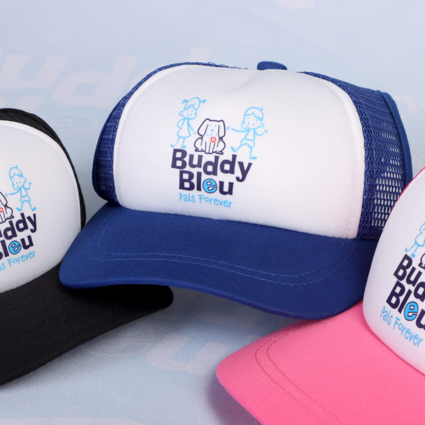 Buddy Bleu Trucker Pup Lids