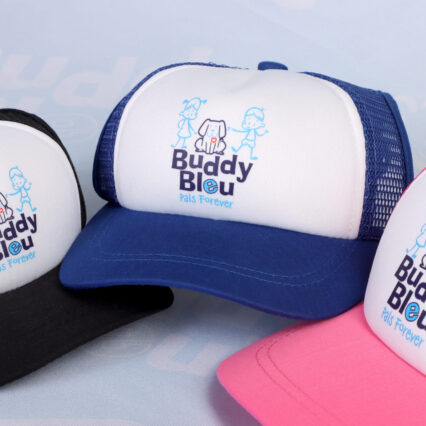 Buddy Bleu Trucker Pup Lids