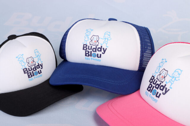 Buddy Bleu Trucker Pup Lids