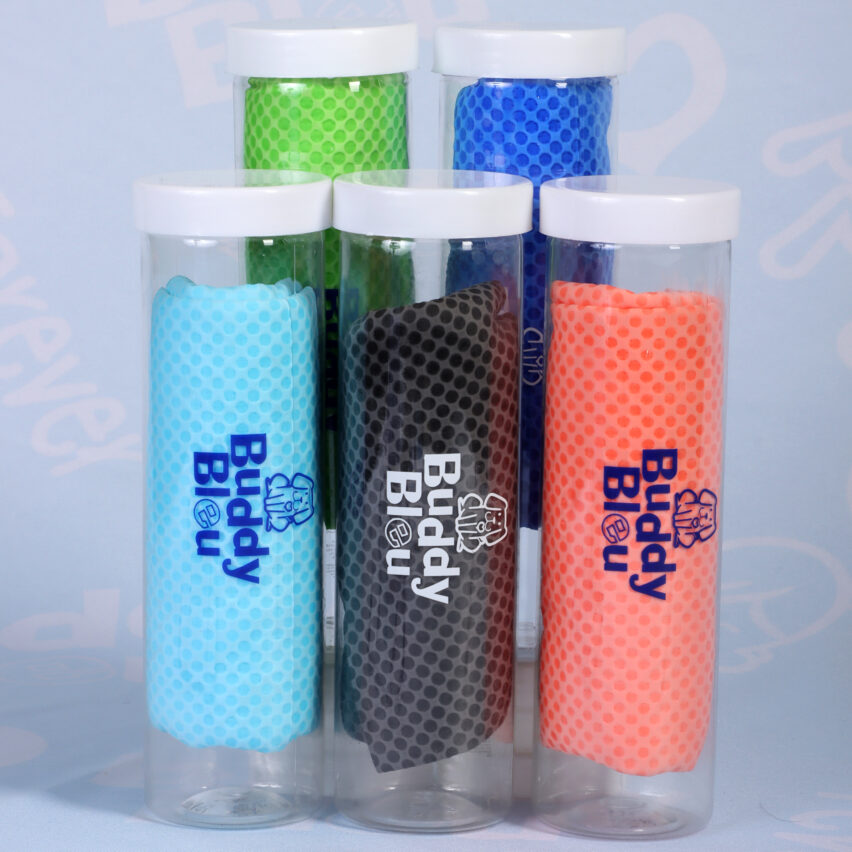 Buddy Bleu Cooling Dog Wraps