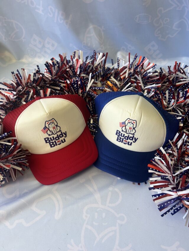 Buddy Bleu July 4th Adult Trucker Hats - Image 2