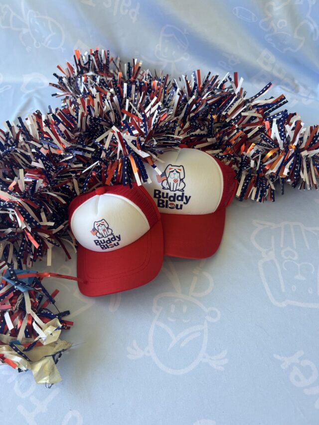 Buddy Bleu July 4th Trucker Pup Lids - Image 3