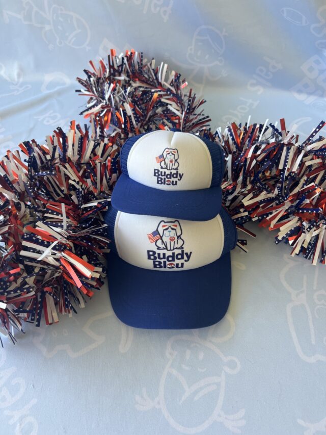 Buddy Bleu July 4th Trucker Pup Lids - Image 2