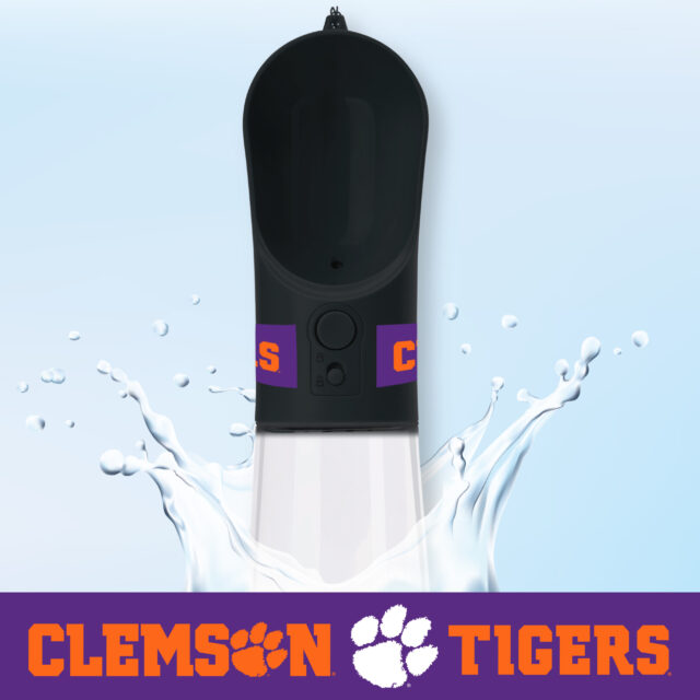 Clemson Pet Water Bottle
