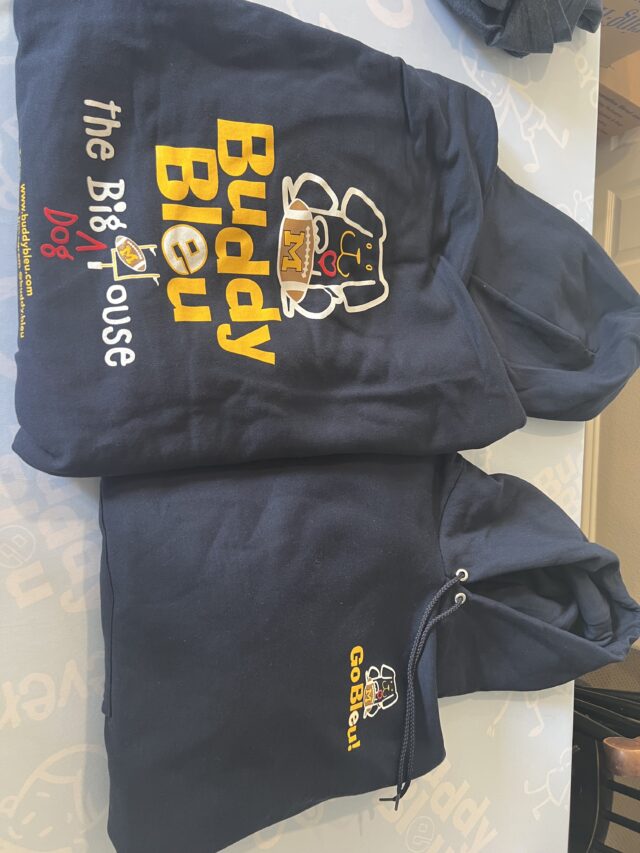 Michigan Big House Adult and Kid's Hooded Champion Sweatshirts