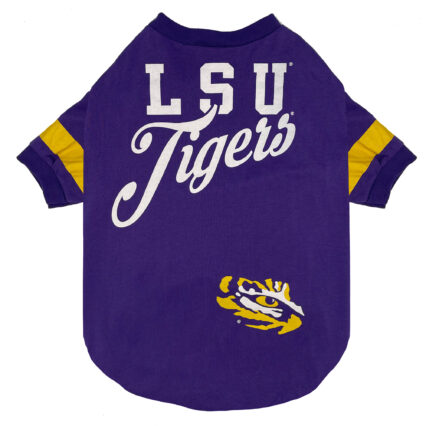LSU Collegiate Striped Tee Shirt