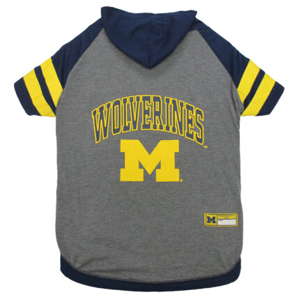Michigan Pet Hoodie Tee Shirt