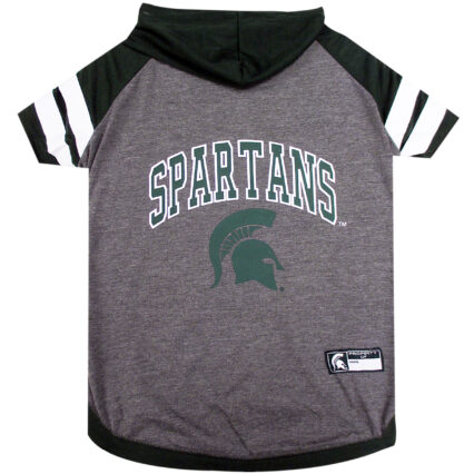 Michigan State Pet Hoodie Tee Shirt