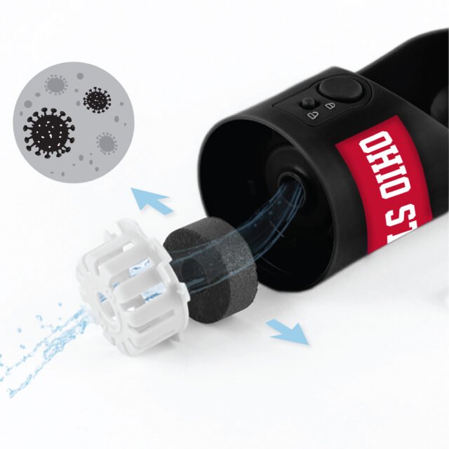 Ohio State Pet Water Bottle - Image 2