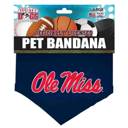 Ole Miss Pet Bandana Style 2