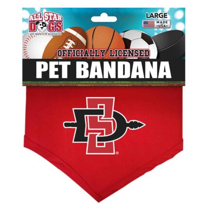 SDSU Collegiate Pet Bandana Style 2