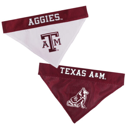 Texas A & M Reversible Pet Bandana Style 1