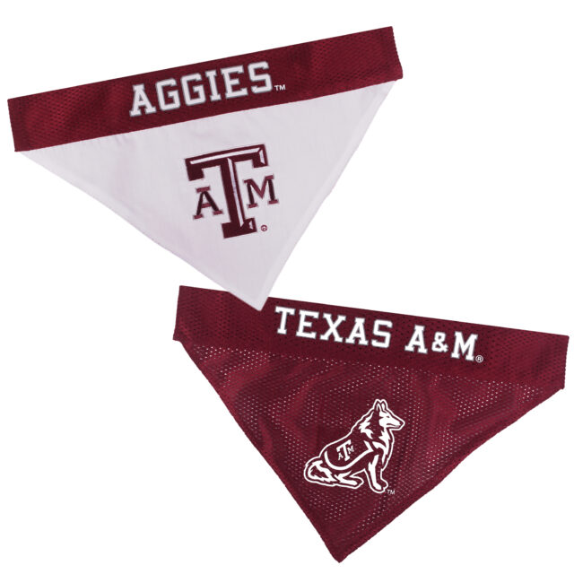 Texas A & M Reversible Pet Bandana Style 1