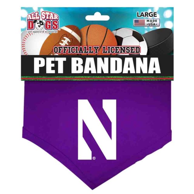 Northwestern Pet Bandana Style 2