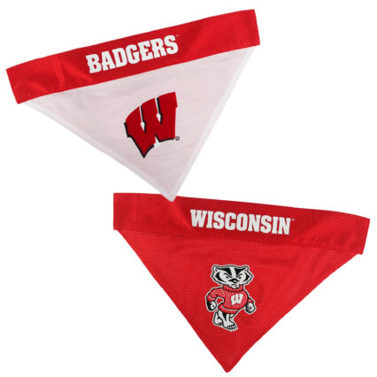 Wisconsin Reversible Pet Bandana Style 1